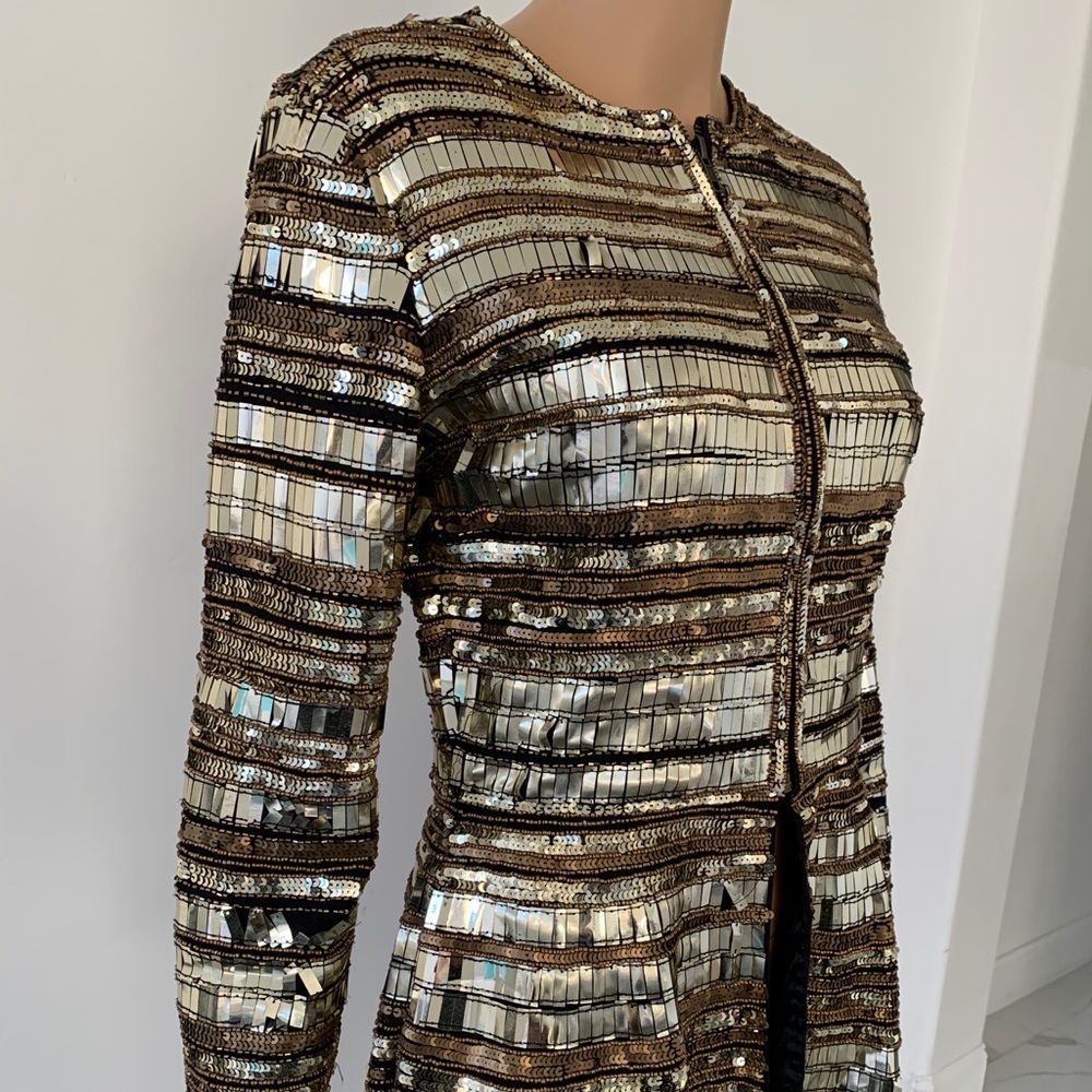 Beaded Gold Jacket - Picture 3 of 13